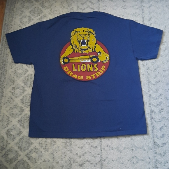 Lions Drag Strip Drag racing t-shirt NWOT - Picture 3 of 5